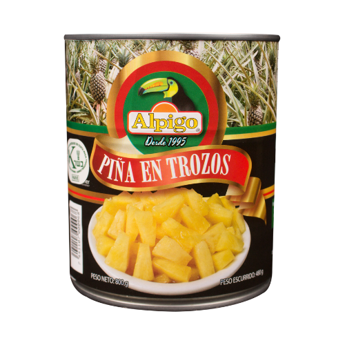 Piña en trozos  800g